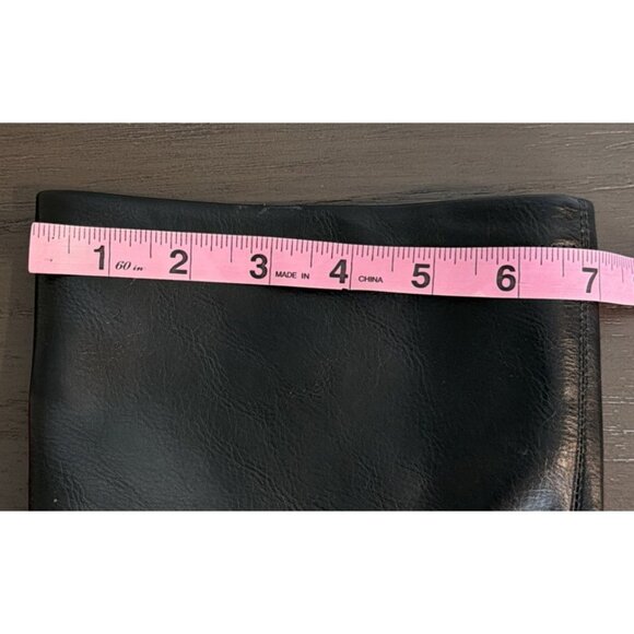 BLONDO ROUSE Size 8 Black Waterproof Leather Knee-High Lug Platform Boots - Picture 16 of 16